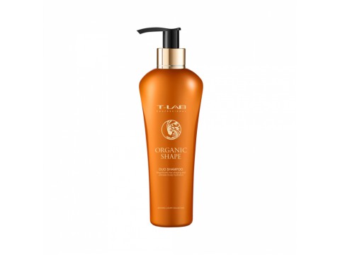 T-LAB PROFESSIONAL šampūnas garbanotiems ir sunkiai suvaldomiems plaukams DUO ORGANIC SHAPE, 300 ml